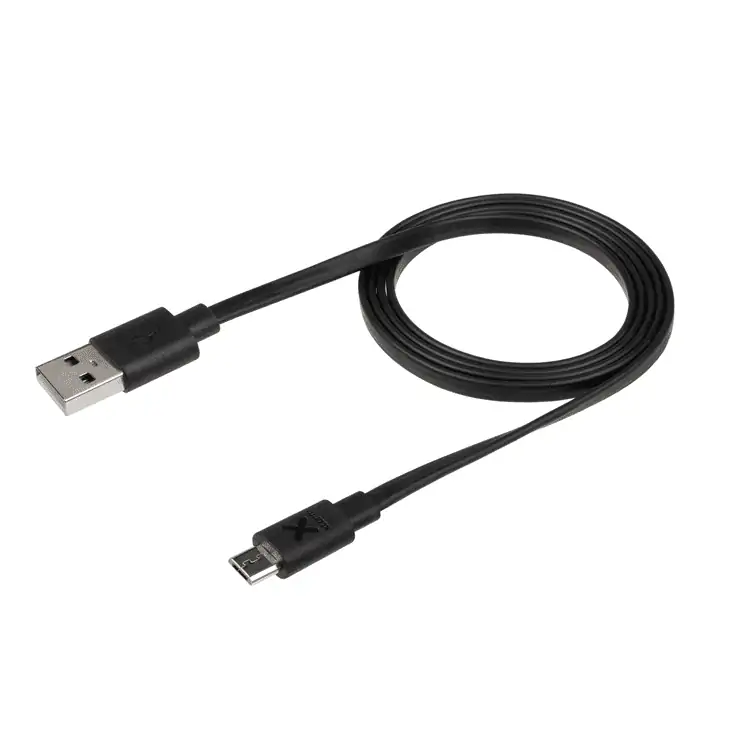 Se Kabel USB-A/Micro-USB 1m Black hos Dækbutikken - Dæk og Fælge